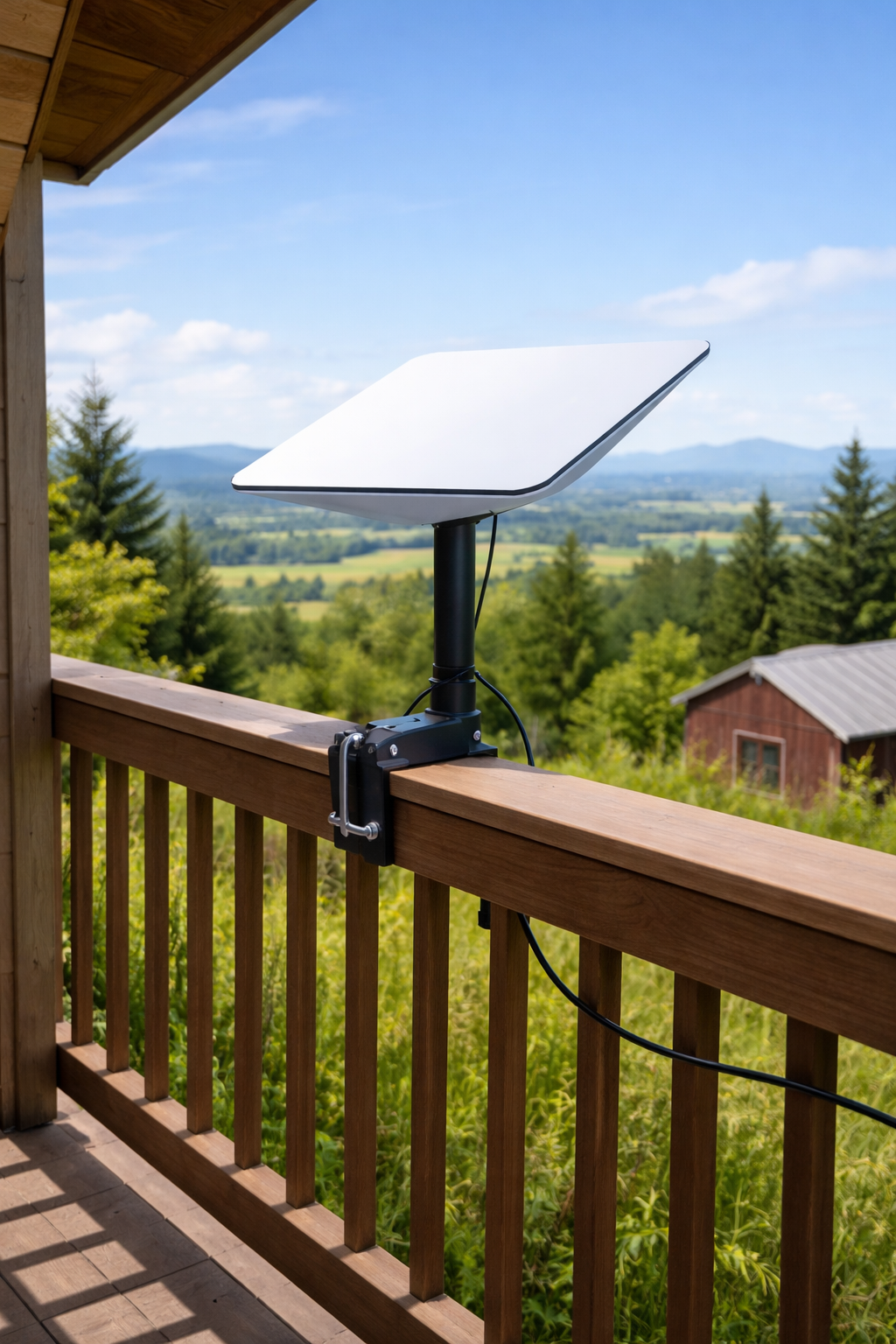 Starlinkの設置イメージ